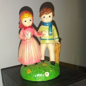 Vintage Boy & Girl BERMAN & ANDERSON INC. Figurine